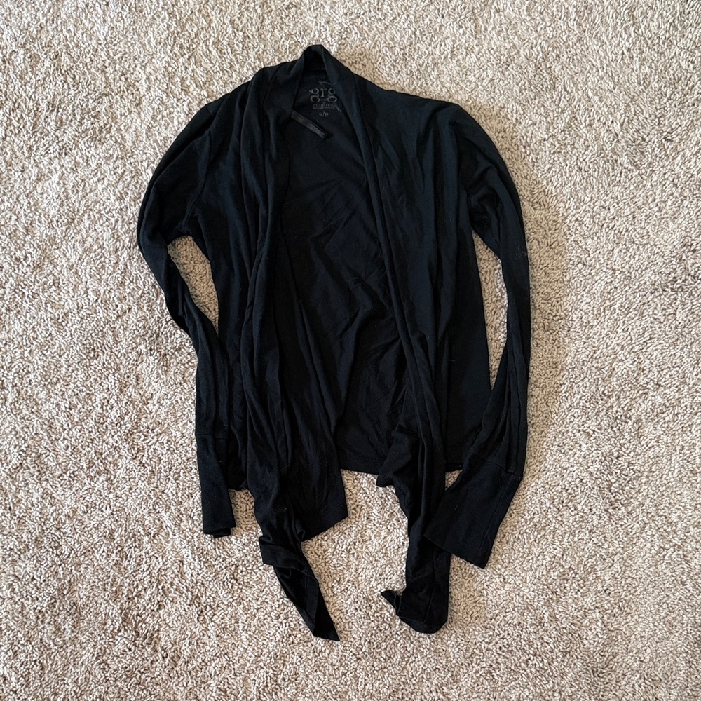 Garage Black Open-Front Women’s Cardigan